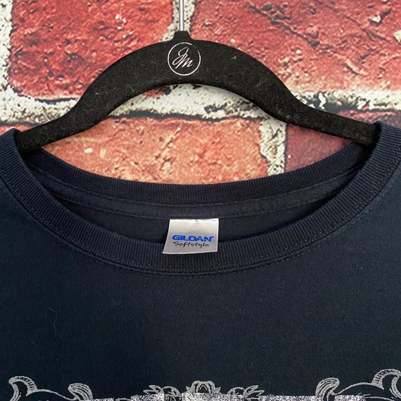 Queen + Adam Lambert Shirt Men Medium M Black North America Concert Tour Cotton - Picture 4 of 6